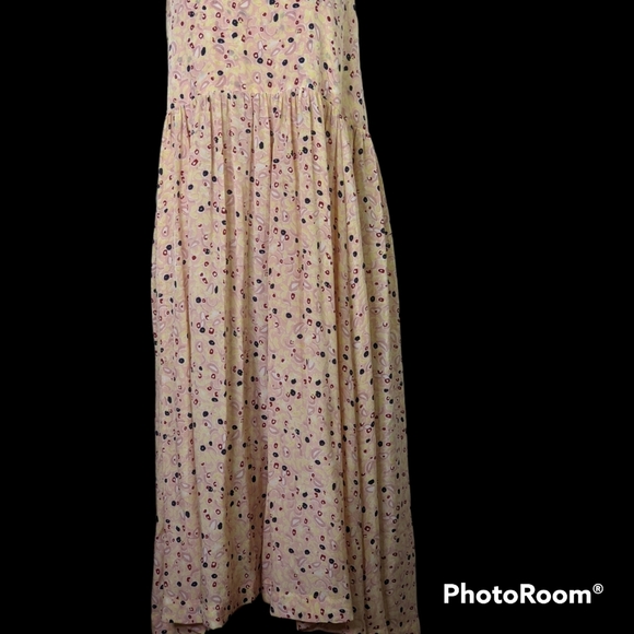 MII Silk Multicolor Print Maxi Dress ,L, EUC - Picture 3 of 8